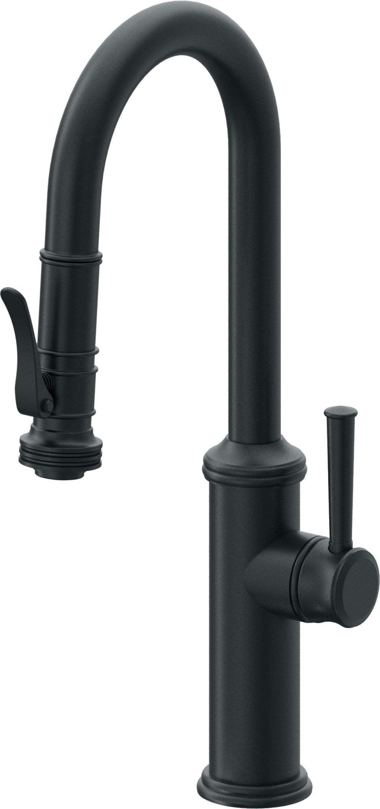 California Faucets Davoli Llave Extraíble Tradicional para Bar/Preparación - Carbón