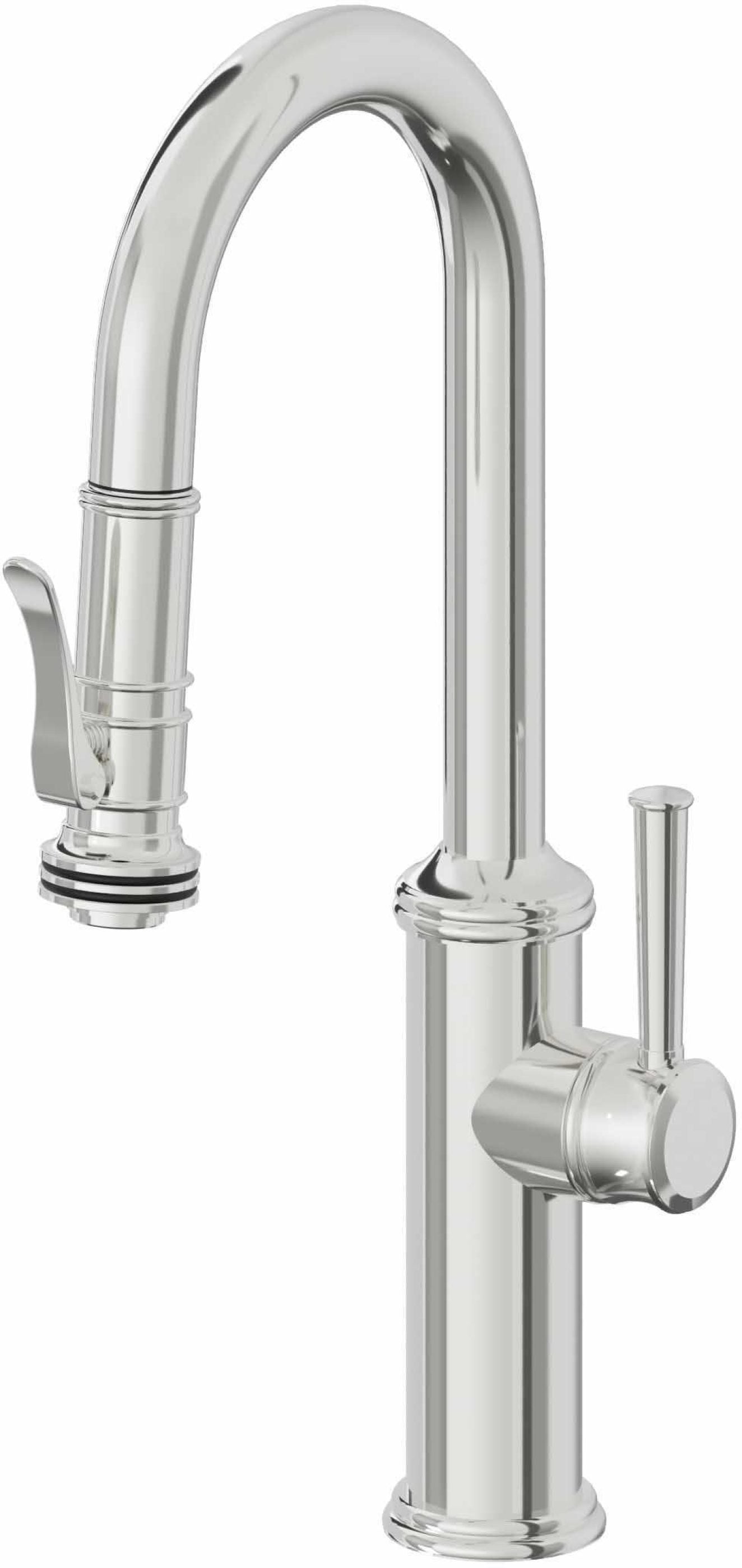 California Faucets Davoli Llave Extraíble Tradicional para Bar/Preparación - Cromo Pulido