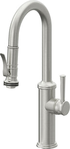 California Faucets Davoli Llave Extraíble Tradicional para Bar/Preparación - Cromo Satinado
