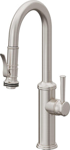 California Faucets Davoli Llave Extraíble Tradicional para Bar/Preparación - Acero Inoxidable Ultra