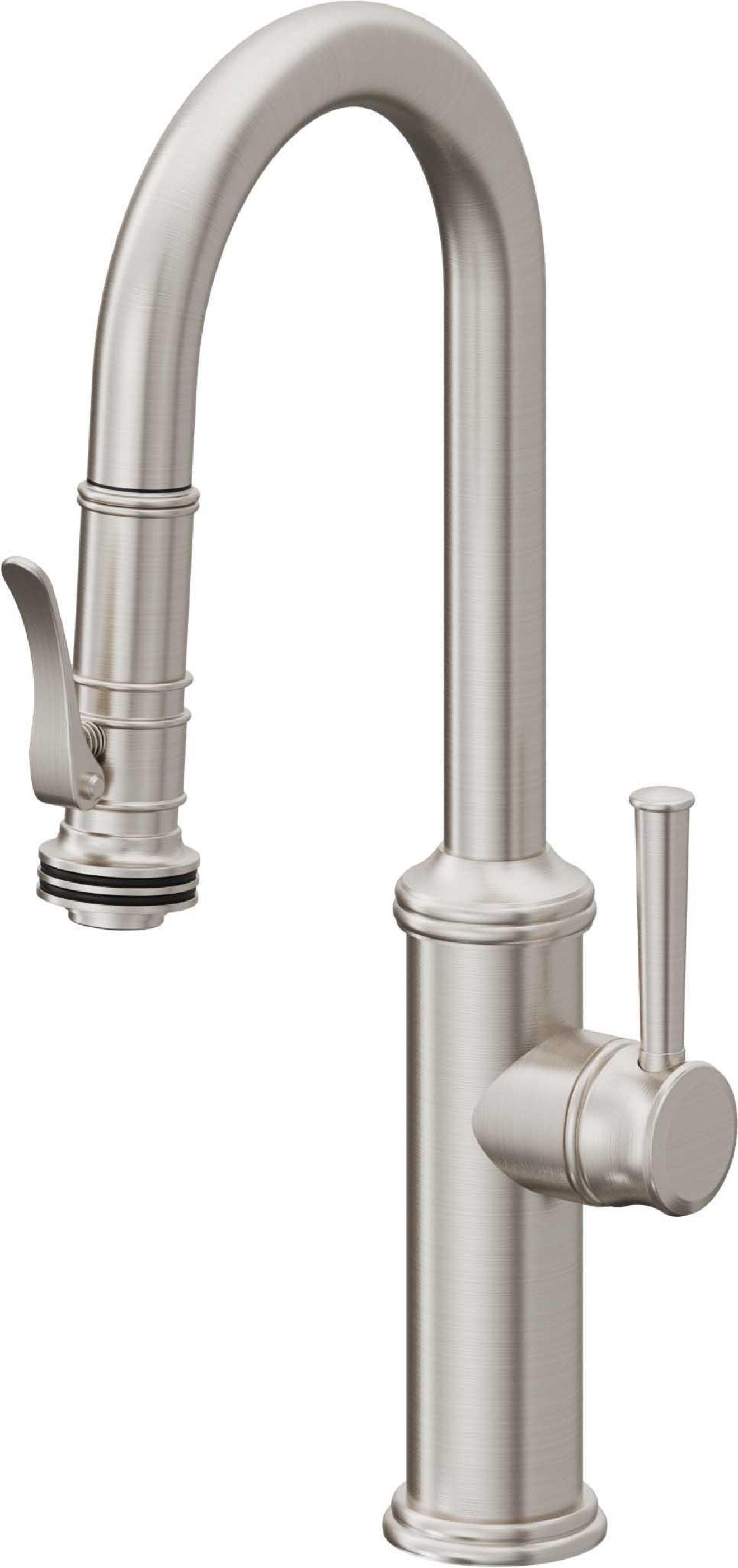 California Faucets Davoli Llave Extraíble Tradicional para Bar/Preparación - Acero Inoxidable Ultra