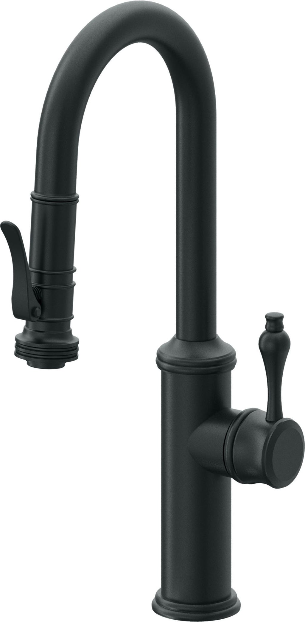 California Faucets Davoli Llave Extraíble Tradicional para Bar/Preparación - Carbón
