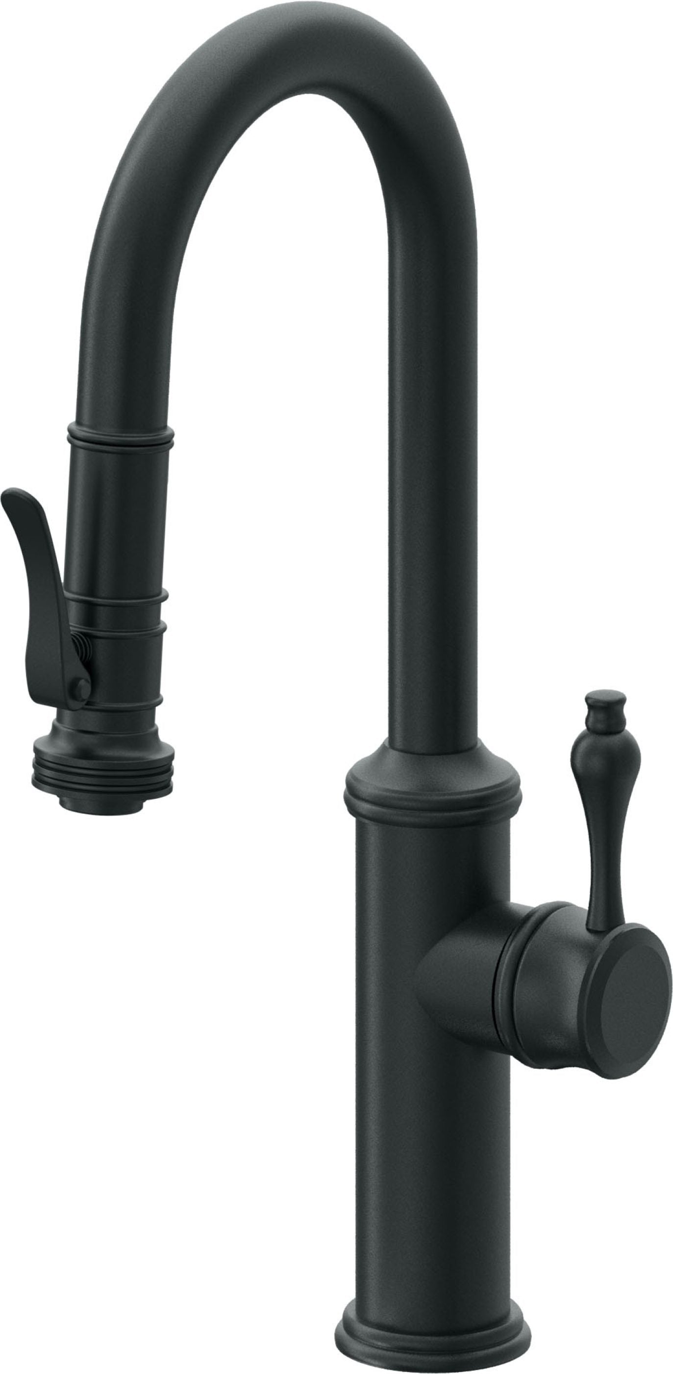California Faucets Davoli Llave Extraíble Tradicional para Bar/Preparación - Carbón