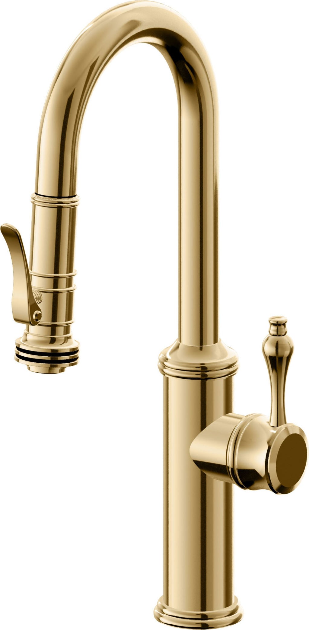 California Faucets Davoli Llave Extraíble Tradicional para Bar/Preparación - Oro Francés