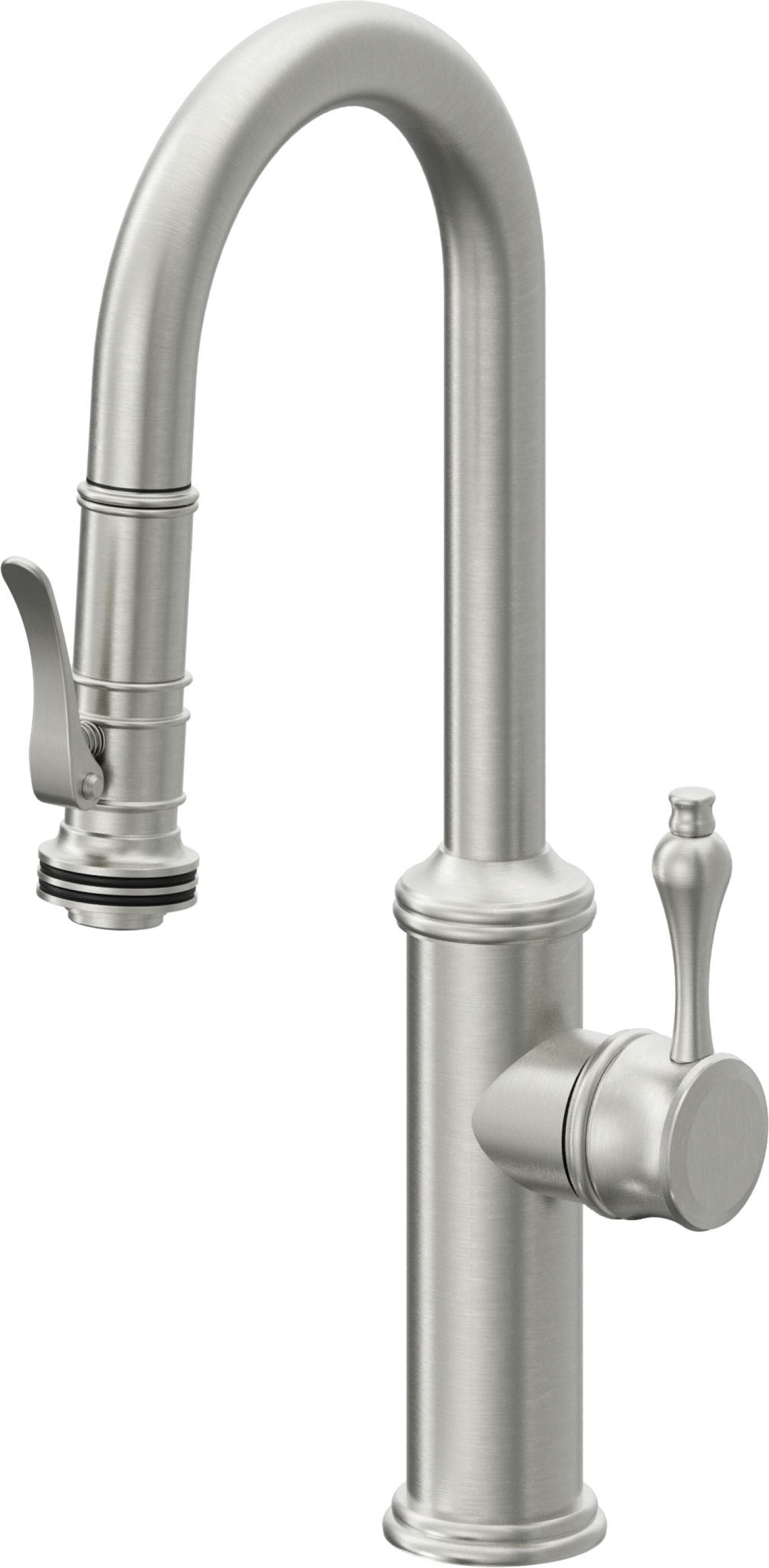 California Faucets Davoli Llave Extraíble Tradicional para Bar/Preparación - Cromo Satinado