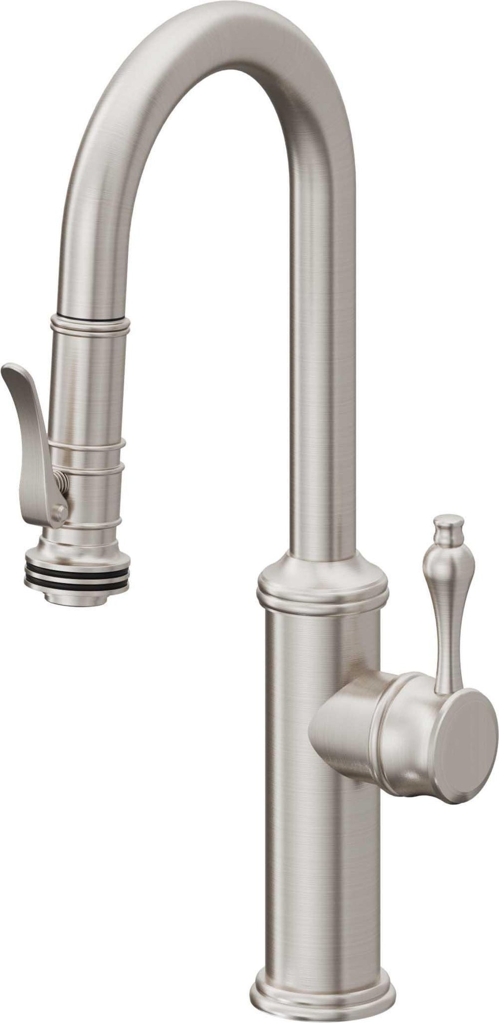 California Faucets Davoli Llave Extraíble Tradicional para Bar/Preparación - Acero Inoxidable Ultra