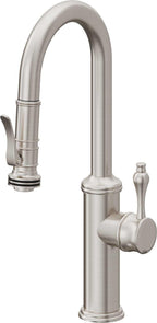 California Faucets Davoli Llave Extraíble Tradicional para Bar/Preparación - Acero Inoxidable Ultra