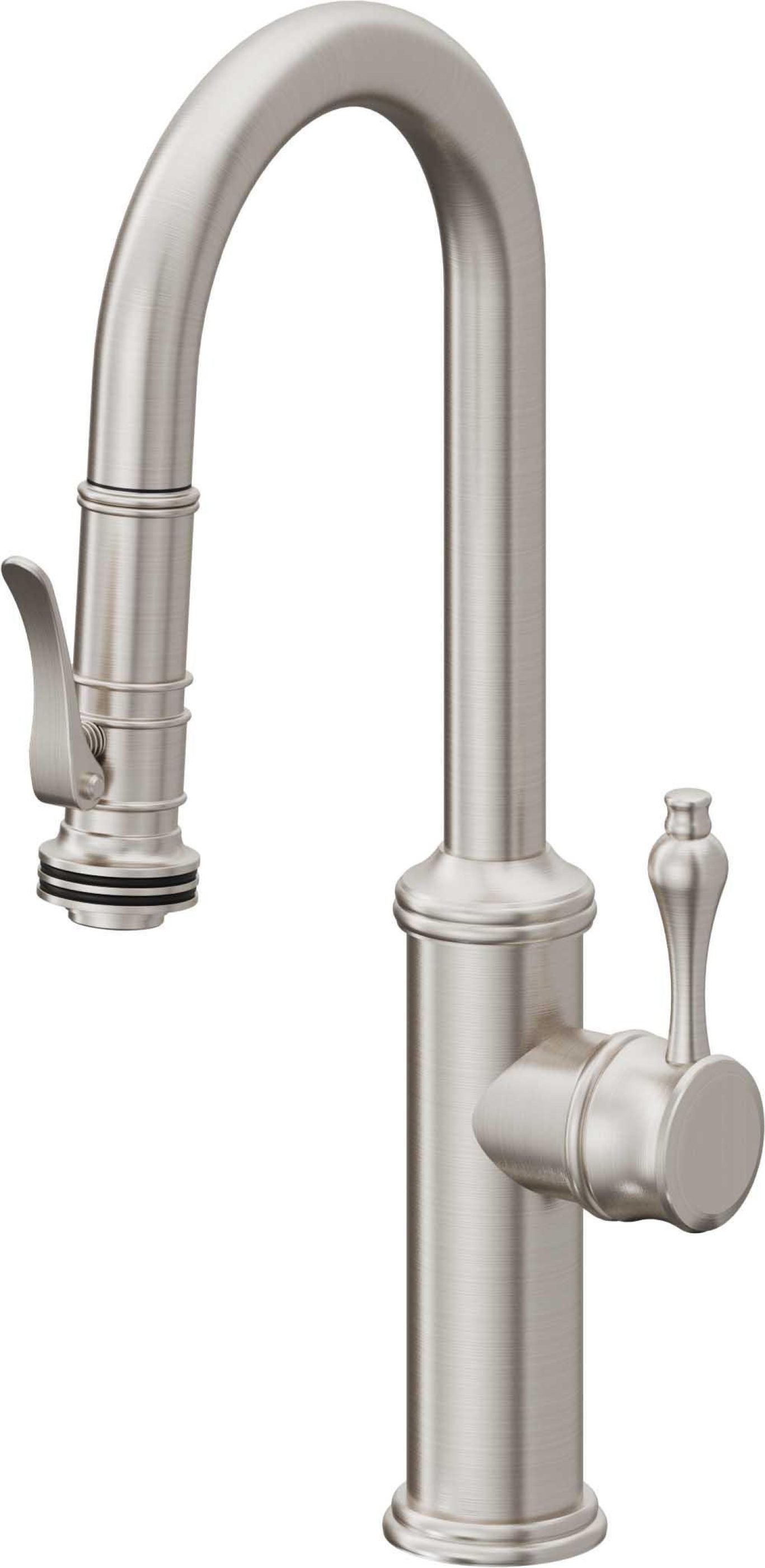 California Faucets Davoli Llave Extraíble Tradicional para Bar/Preparación - Acero Inoxidable Ultra