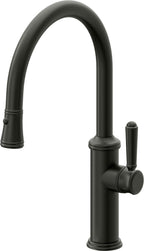 California Faucets Davoli Llave de Cocina Extraíble Tradicional - Surtidor Bajo - Bronce Bella Terra