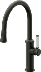 California Faucets Davoli Llave de Cocina Extraíble Tradicional - Surtidor Bajo - Bronce Bella Terra