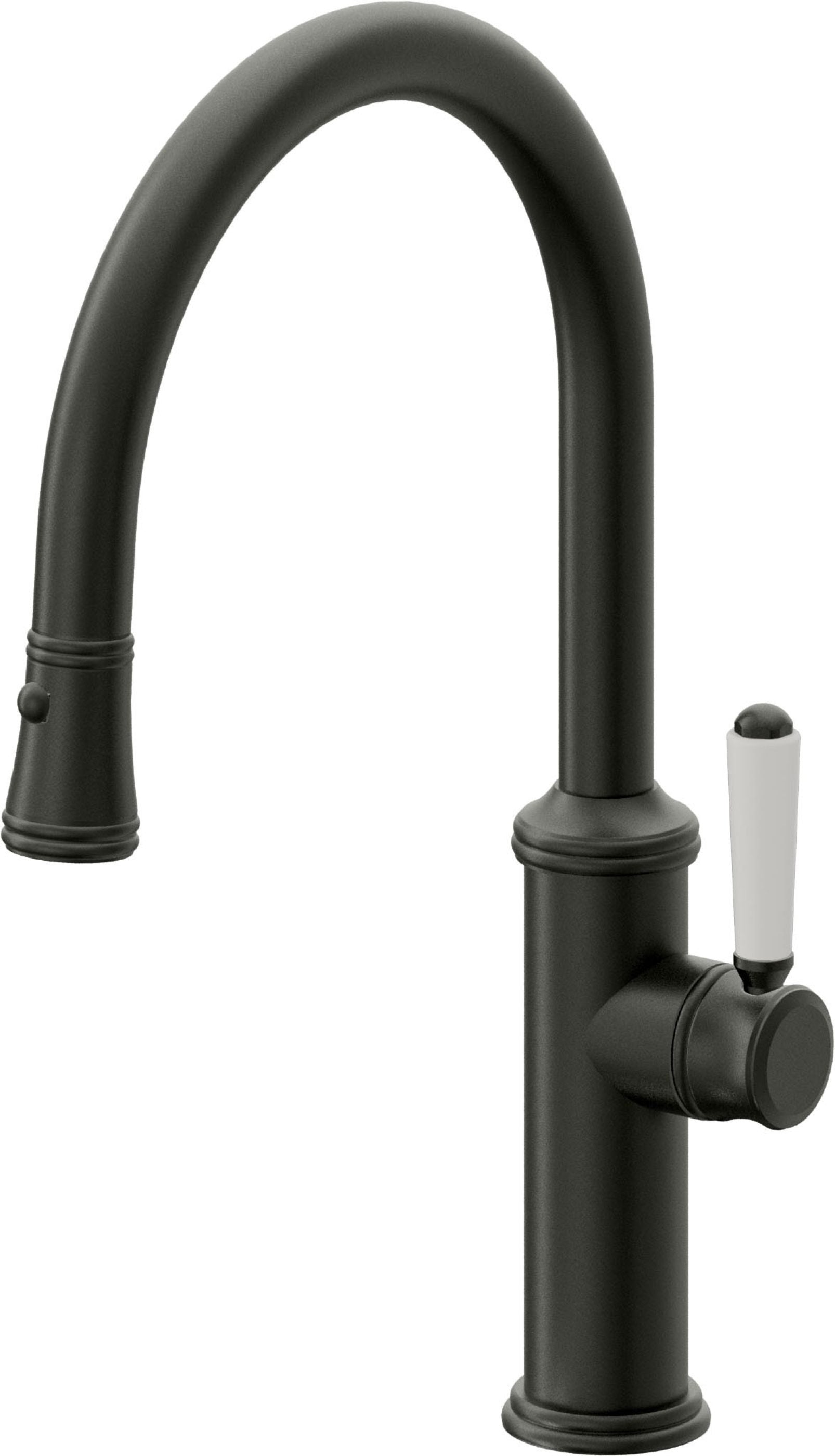 California Faucets Davoli Llave de Cocina Extraíble Tradicional - Surtidor Bajo - Bronce Bella Terra