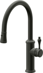 California Faucets Davoli Llave de Cocina Extraíble Tradicional - Surtidor Bajo - Bronce Bella Terra