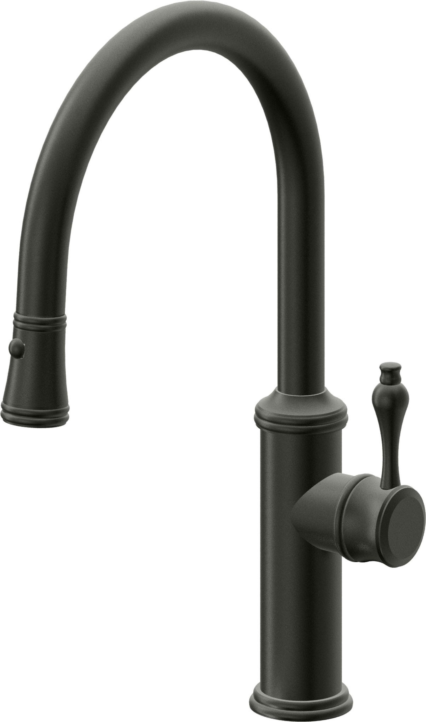 California Faucets Davoli Llave de Cocina Extraíble Tradicional - Surtidor Bajo - Bronce Bella Terra