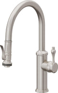 California Faucets Davoli Llave de Cocina Extraíble Tradicional - Surtidor Bajo - Acero Inoxidable Ultra