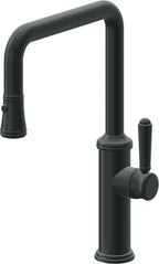 California Faucets Davoli Llave de Cocina Extraíble Tradicional - Surtidor Quad - Carbón