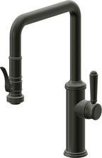 California Faucets Davoli Llave de Cocina Extraíble Tradicional - Surtidor Quad - Bronce Bella Terra