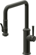 California Faucets Davoli Llave de Cocina Extraíble Tradicional - Surtidor Quad - Bronce Bella Terra