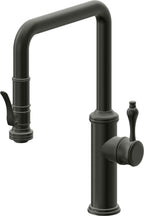 California Faucets Davoli Llave de Cocina Extraíble Tradicional - Surtidor Quad - Bronce Bella Terra