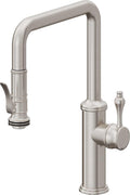 California Faucets Davoli Llave de Cocina Extraíble Tradicional - Surtidor Quad - Acero Inoxidable Ultra