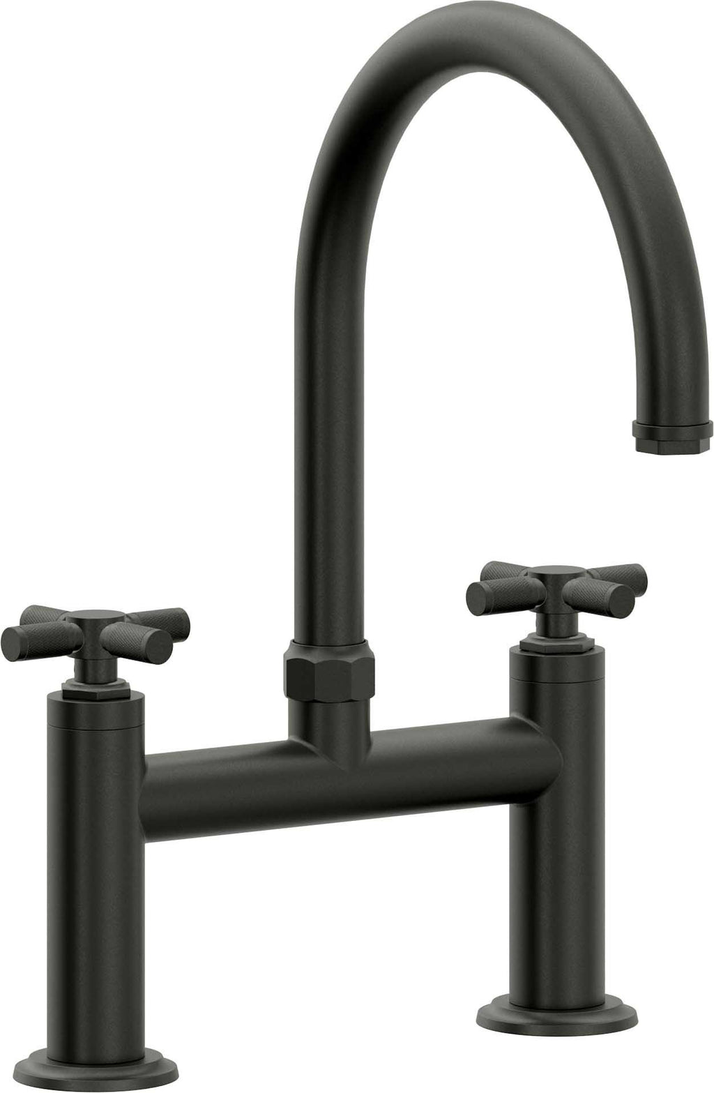 California Faucets Descanso Llave de Cocina Tipo Puente Industrial - Pico en Arco - Bronce Bella Terra