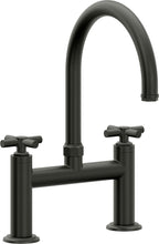 California Faucets Descanso Llave de Cocina Tipo Puente Industrial - Pico en Arco - Bronce Bella Terra
