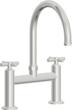 California Faucets Descanso Llave de Cocina Tipo Puente Industrial - Pico en Arco - Cromo Pulido