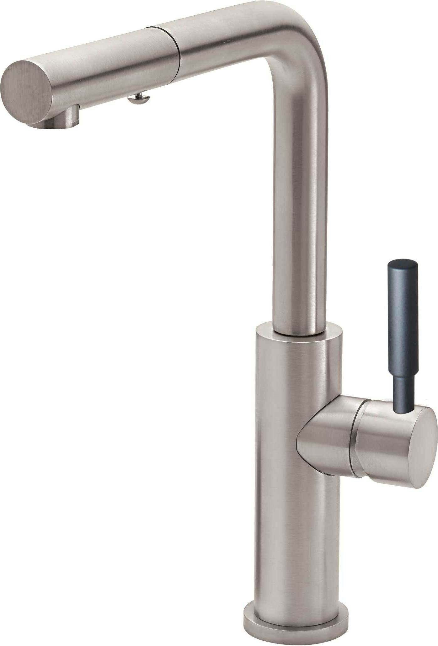 California Faucets Corsano Llave de Cocina de Extraccion Contemporanea - Níquel Satinado