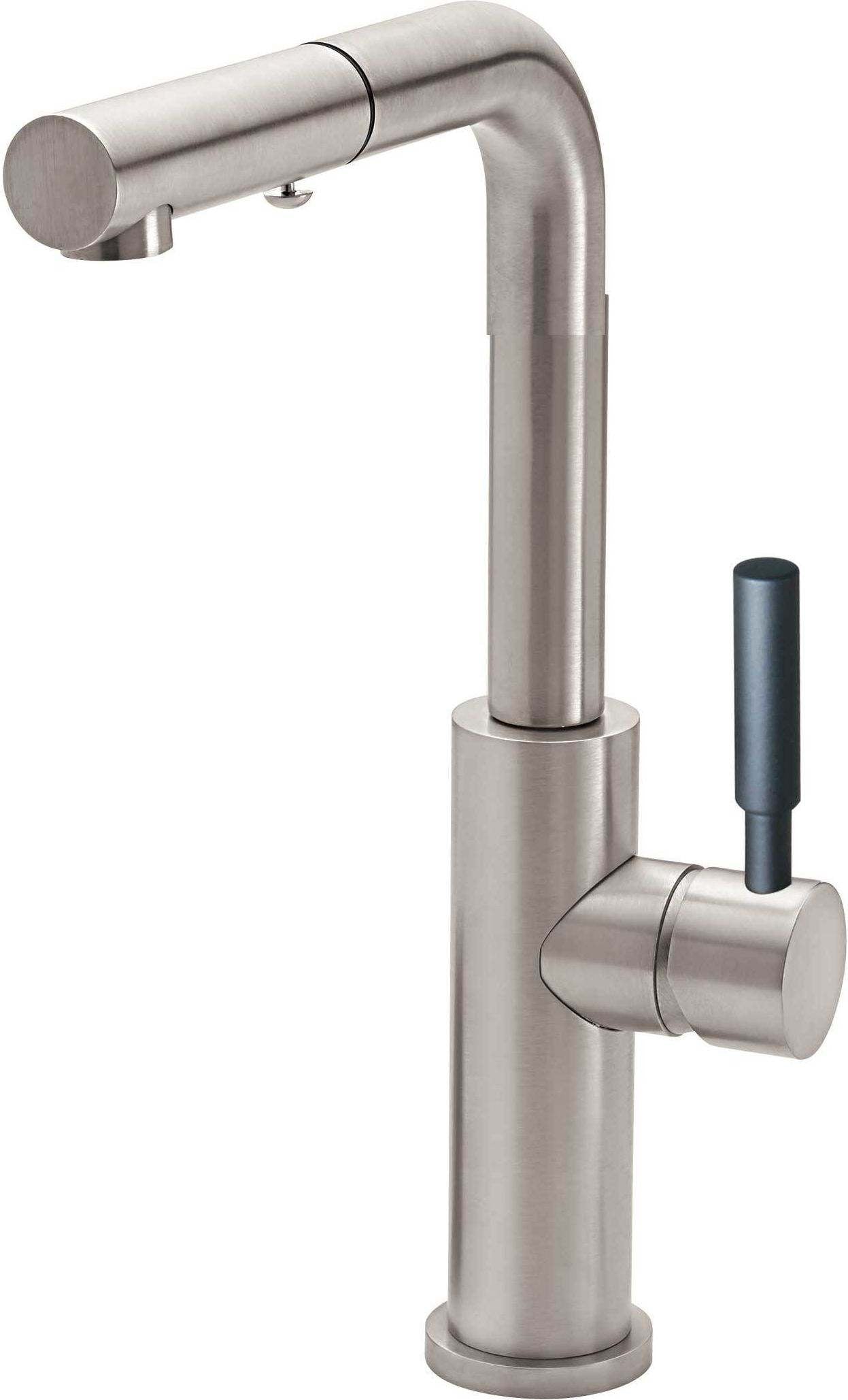 California Faucets Corsano Llave de Cocina de Extraccion Contemporanea - Níquel Satinado