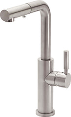 California Faucets Corsano Llave de Cocina de Extraccion Contemporanea - Níquel Satinado