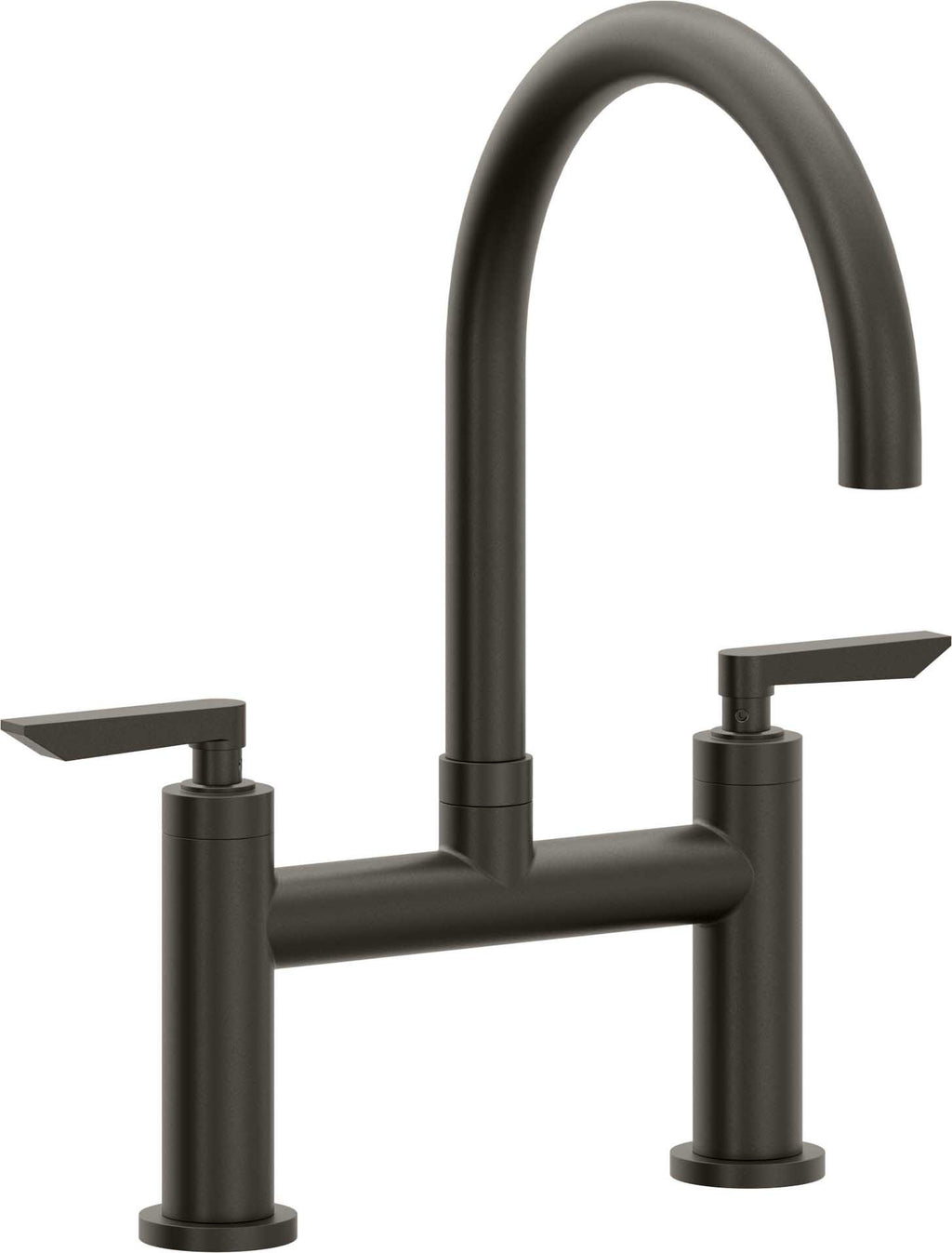 California Faucets Corsano Llave de Cocina Tipo Puente Contemporanea - Pico en Arco - Bronce Oscuro