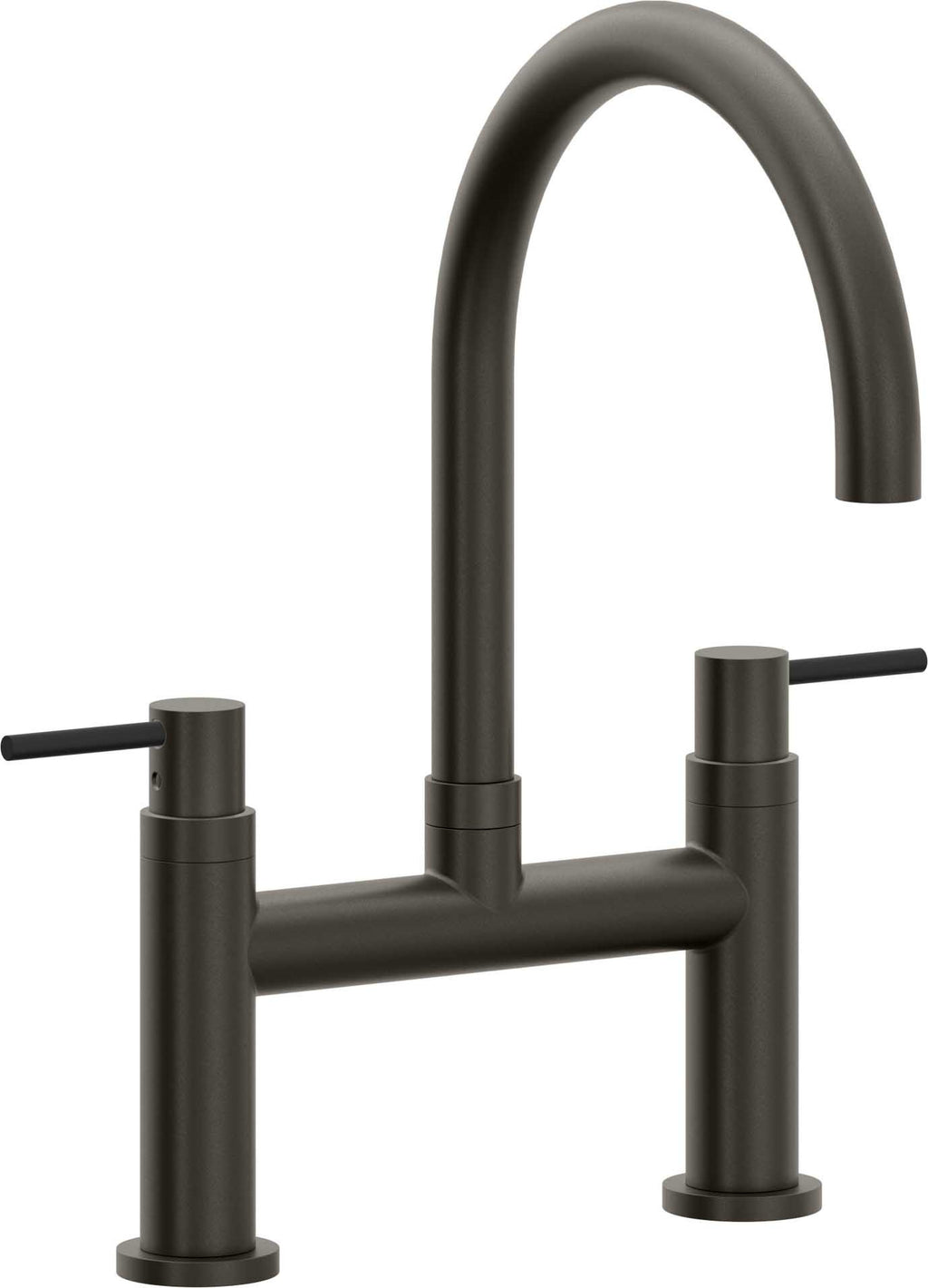 California Faucets Corsano Llave de Cocina Tipo Puente Contemporanea - Pico en Arco - Bronce Oscuro