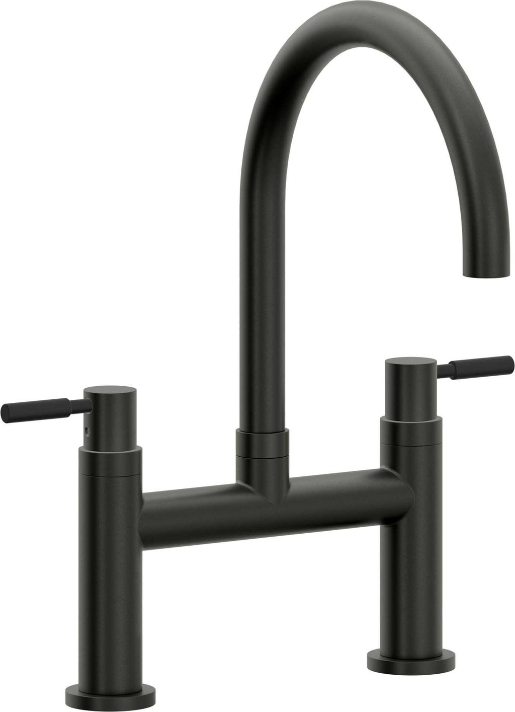 California Faucets Corsano Llave de Cocina Tipo Puente Contemporanea - Pico en Arco - Bronce Bella Terra
