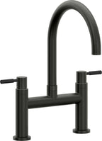 California Faucets Corsano Llave de Cocina Tipo Puente Contemporanea - Pico en Arco - Bronce Bella Terra
