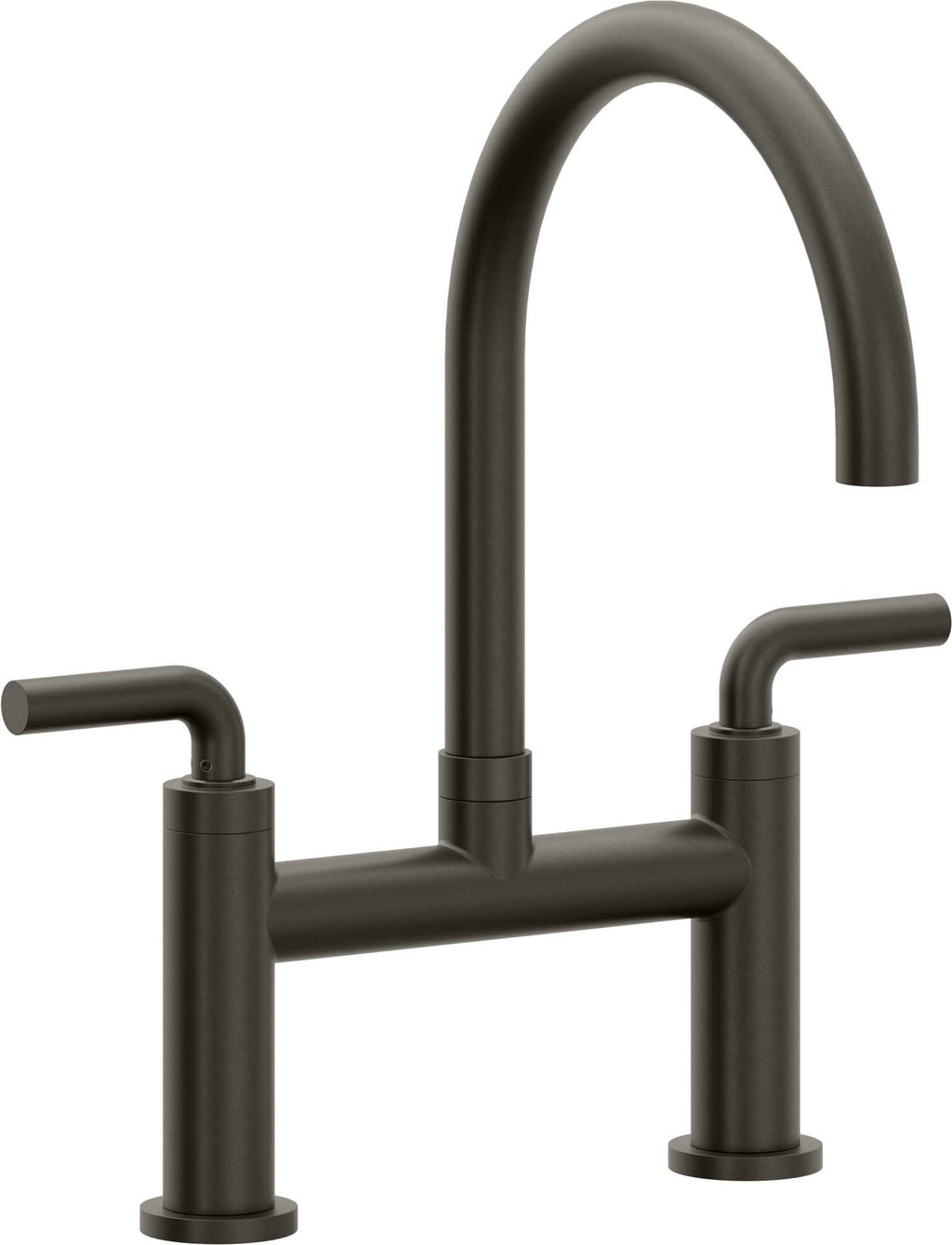California Faucets Corsano Llave de Cocina Tipo Puente Contemporanea - Pico en Arco - Bronce Oscuro