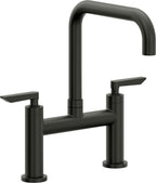 California Faucets Corsano Llave de Cocina Tipo Puente Contemporanea - Pico Cuadruple - Bronce Bella Terra