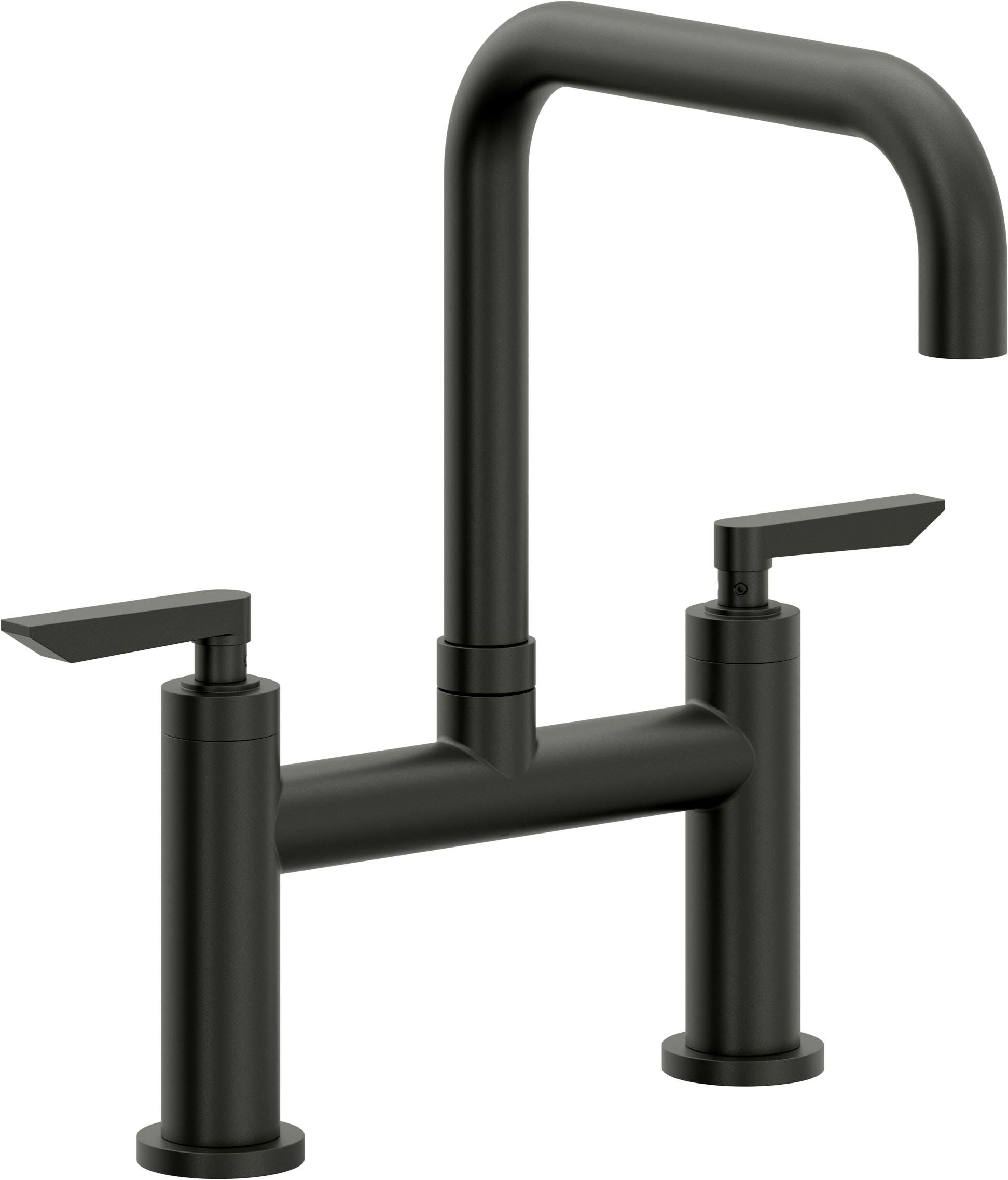 California Faucets Corsano Llave de Cocina Tipo Puente Contemporanea - Pico Cuadruple - Bronce Bella Terra