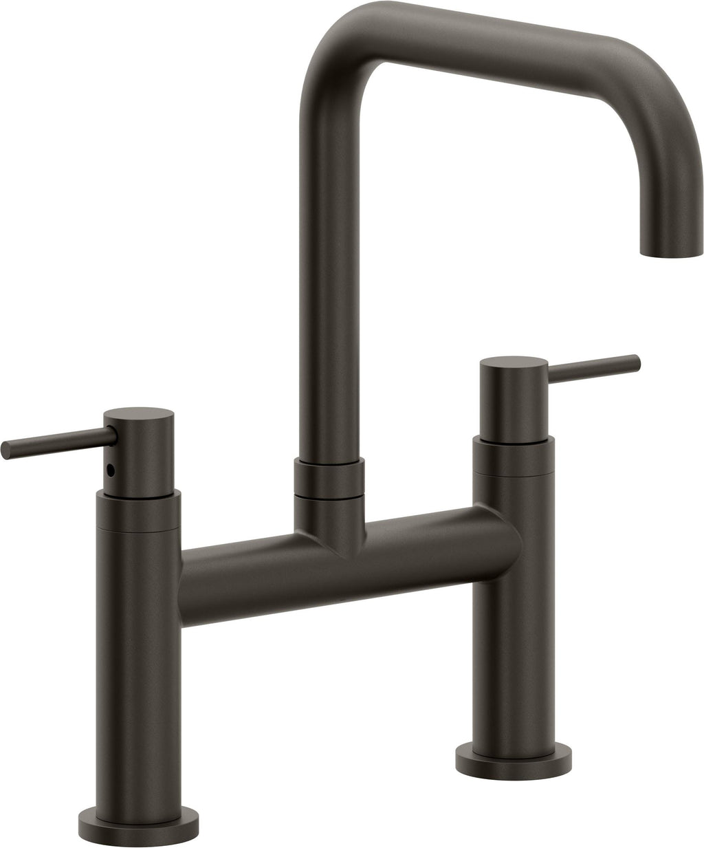 California Faucets Corsano Llave de Cocina Tipo Puente Contemporanea - Pico Cuadruple - Bronce Oscuro