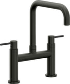 California Faucets Corsano Llave de Cocina Tipo Puente Contemporanea - Pico Cuadruple - Bronce Bella Terra