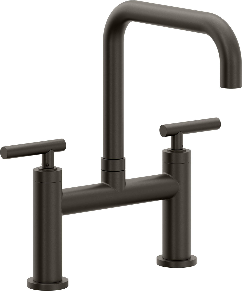 California Faucets Corsano Llave de Cocina Tipo Puente Contemporanea - Pico Cuadruple - Bronce Oscuro