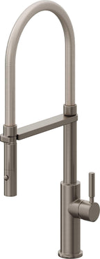 California Faucets Corsano Llave de Cocina Culinaria de Extraccion Contemporanea con Rociador de Boton - Grafito
