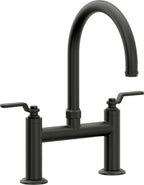 California Faucets Descanso Works Llave de Cocina Tipo Puente Industrial - Pico en Arco - Bronce Bella Terra