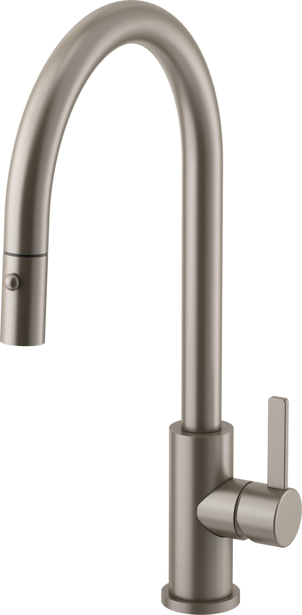 California Faucets COTO Llave de Cocina Extraíble con Rociador de Botón - Surtidor Alto - Grafito