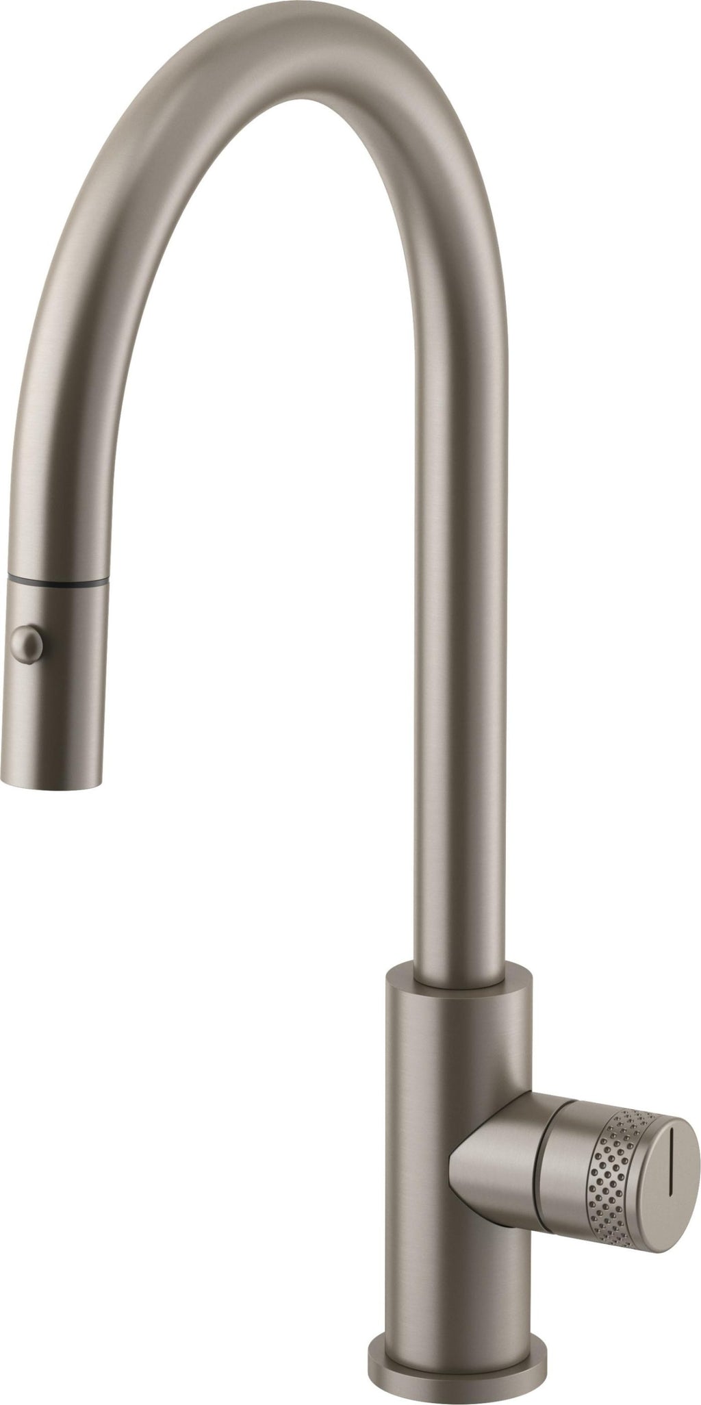 California Faucets COTO Llave de Cocina Extraíble con Rociador de Botón - Surtidor Alto - Grafito