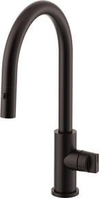 California Faucets COTO Llave de Cocina Extraíble con Rociador de Botón - Surtidor Bajo - Bronce Bella Terra