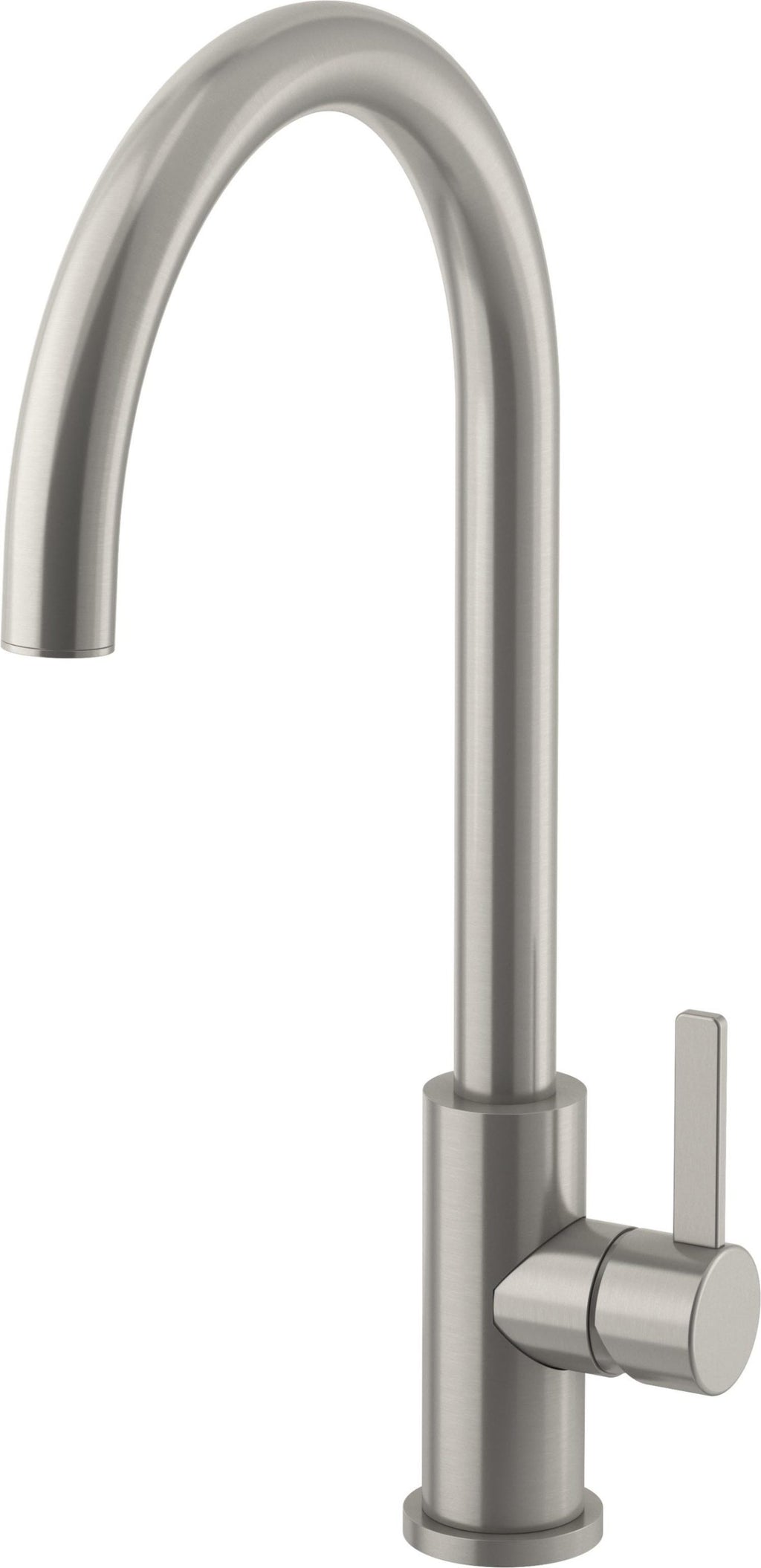 California Faucets COTO Llave de Cocina Fijo - Surtidor en Arco Alto - Acero Inoxidable Satinado
