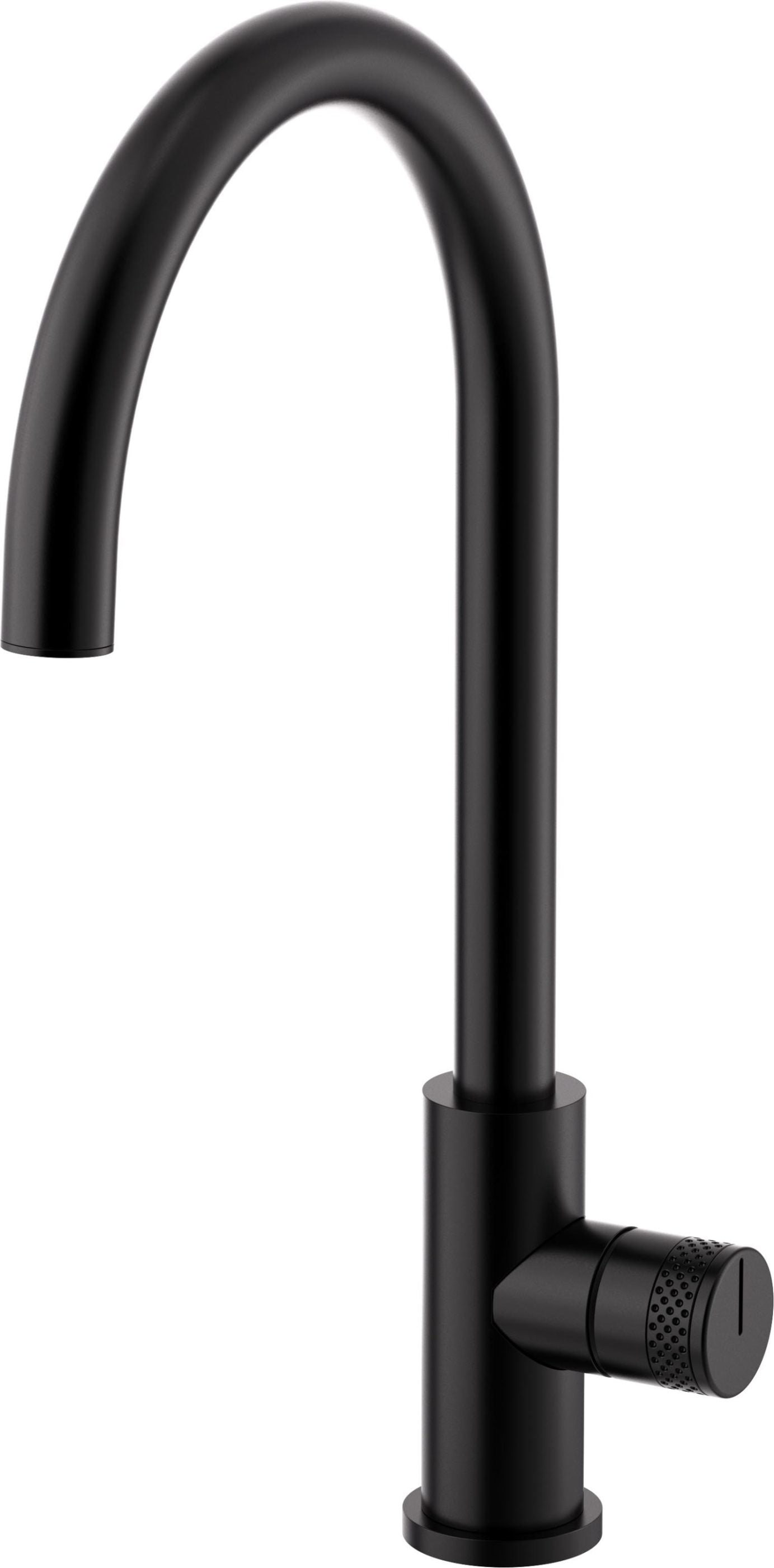 California Faucets COTO Llave de Cocina Fijo - Surtidor en Arco Alto - Negro Mate