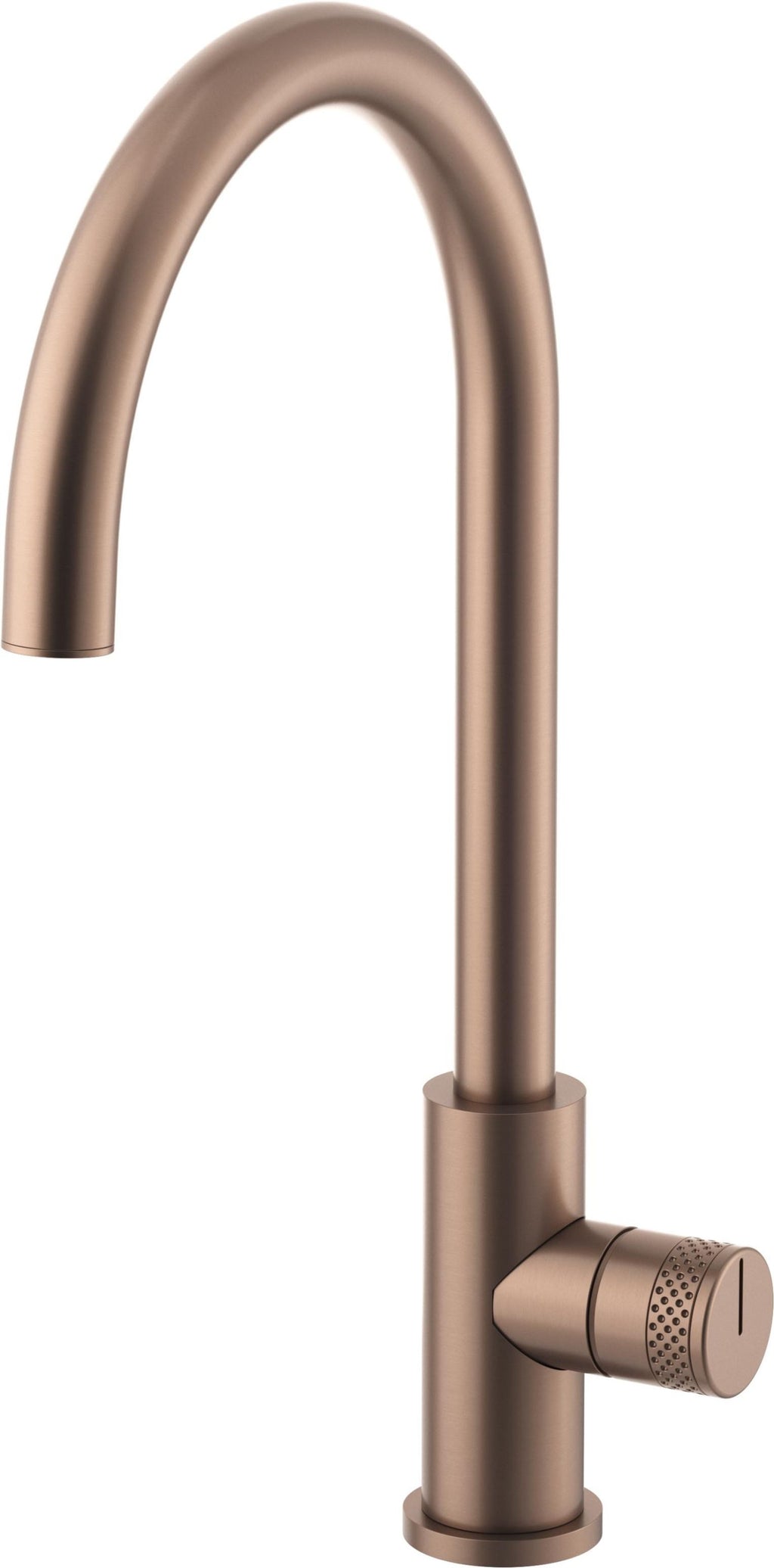 California Faucets COTO Llave de Cocina Fijo - Surtidor en Arco Alto - Bronce Satinado