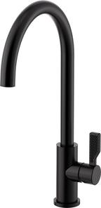 California Faucets COTO Llave de Cocina Fijo - Surtidor en Arco Alto - Negro Mate