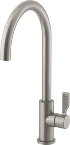 California Faucets COTO Llave de Cocina Fijo - Surtidor en Arco Alto - Acero Inoxidable Satinado