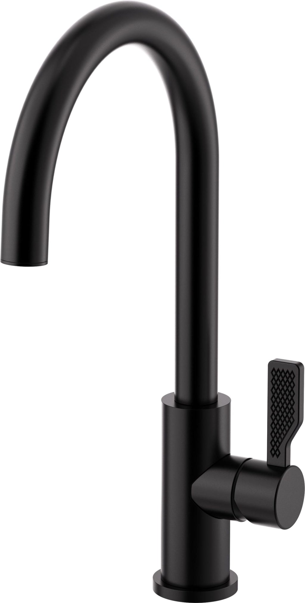 California Faucets COTO Llave de Cocina Fijo - Surtidor en Arco Bajo - Negro Mate